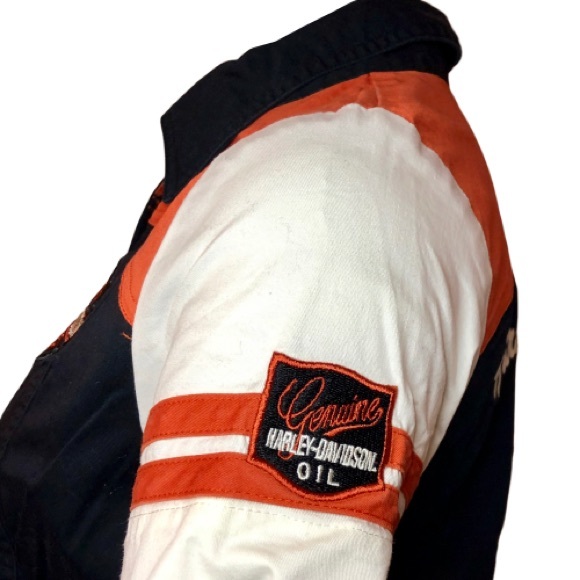 Harley Davidson Women’s Colorblock Zip-front - Picture 3 of 6